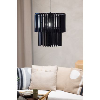 Markslöjd 108581 - Kattokruunu johdossa VIENTO 1xE27/40W/230V musta