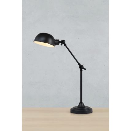 Markslöjd 108584 - Pöytävalaisin PORTLAND 1xE27/40W/230V musta