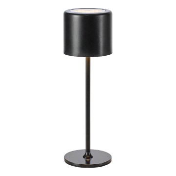Markslöjd 108657 - LED Himmennettävä ja ladattava pöytälamppu FILO LED/2W/5V IP44 30 cm musta