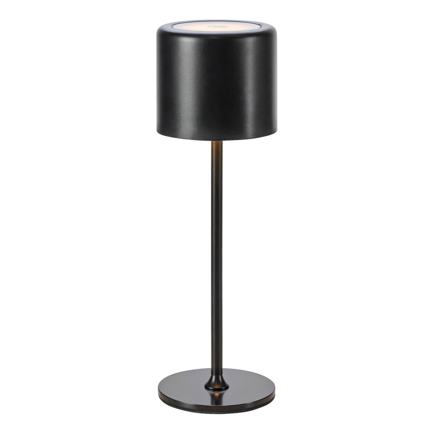 Markslöjd 108657 - LED Himmennettävä ja ladattava pöytälamppu FILO LED/2W/5V IP44 30 cm musta