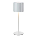 Markslöjd 108658 - LED Himmennettävä ladattava lamppu FILO LED/2W/5V IP44 30 cm valkoinen