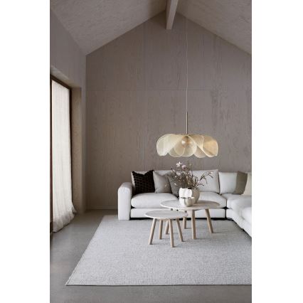 Markslöjd 108661 - Kattokruunu johdossa STYRKA 1xE27/40W/230V halkaisija 75 cm beige