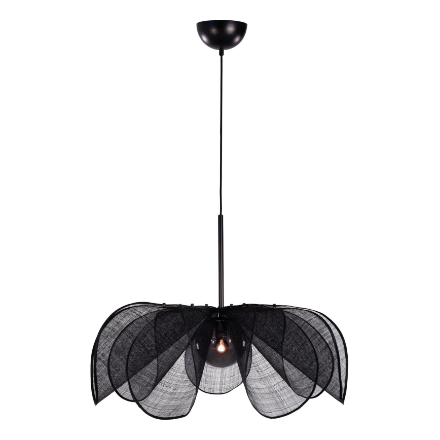 Markslöjd 108662 - Kattokruunu johdossa STYRKA 1xE27/40W/230V halkaisija 75 cm musta