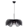 Markslöjd 108662 - Kattokruunu johdossa STYRKA 1xE27/40W/230V halkaisija 75 cm musta