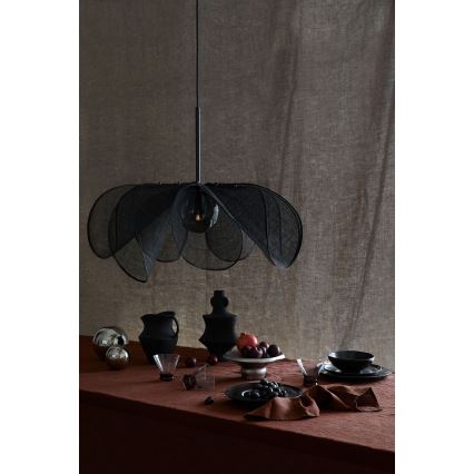 Markslöjd 108662 - Kattokruunu johdossa STYRKA 1xE27/40W/230V halkaisija 75 cm musta