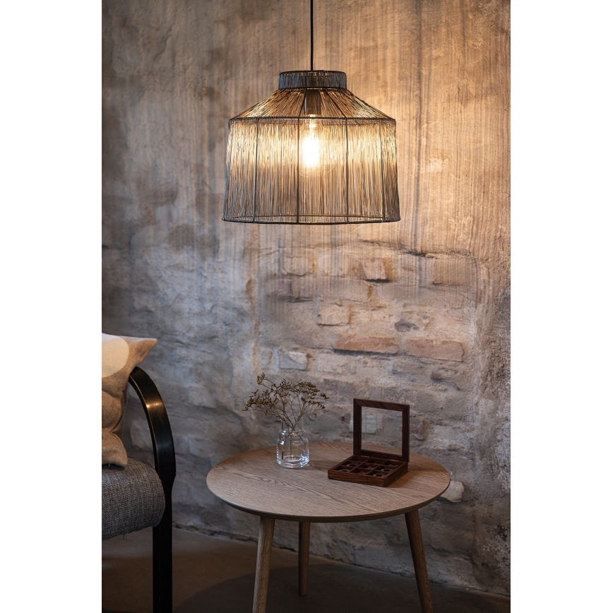 Markslöjd 108667 - Kattokruunu johdossa CAPANNA 1xE27/40W/230V messinki