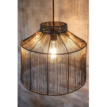 Markslöjd 108667 - Kattokruunu johdossa CAPANNA 1xE27/40W/230V messinki