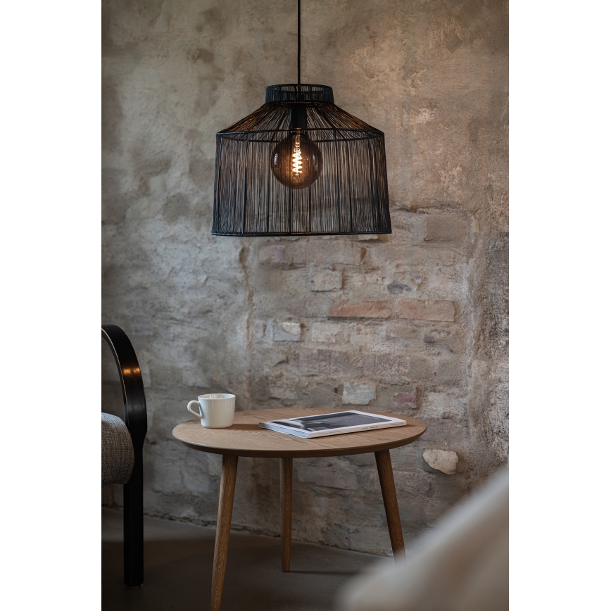 Markslöjd 108668 - Kattokruunu johdossa CAPANNA 1xE27/40W/230V musta