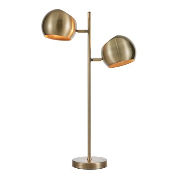 Markslöjd 108692 - Pöytävalaisin EDGAR 2xE14/40W/230V kulta