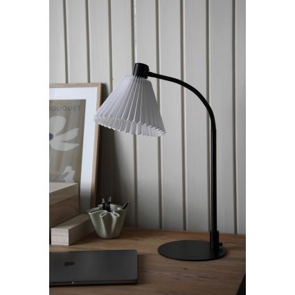 Markslöjd 108697 - Pöytävalaisin MIRA 1xE14/40W/230V musta/valkoinen