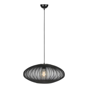 Markslöjd 108793 - Kattokruunu johdossa FORENCE 1xE27/40W/230V halkaisija 60 cm musta