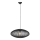 Markslöjd 108793 - Kattokruunu johdossa FORENCE 1xE27/40W/230V halkaisija 60 cm musta