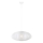 Markslöjd 108794 - Kattokruunu johdossa FORENCE 1xE27/40W/230V halkaisija 60 cm valkoinen