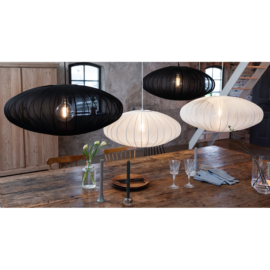 Markslöjd 108794 - Kattokruunu johdossa FORENCE 1xE27/40W/230V halkaisija 60 cm valkoinen