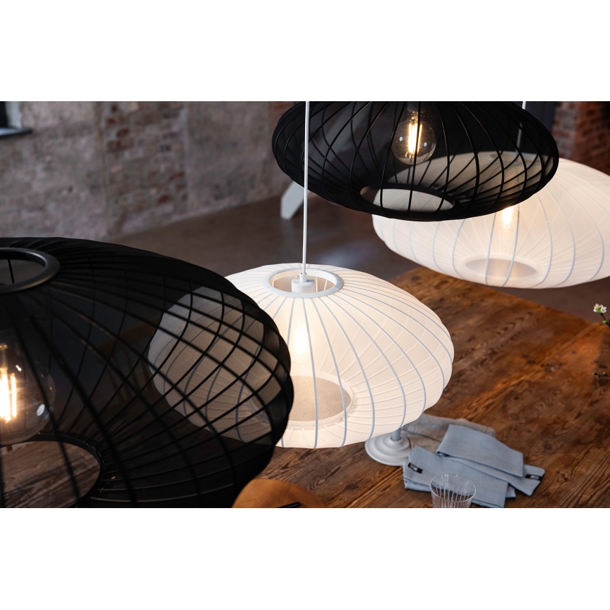 Markslöjd 108794 - Kattokruunu johdossa FORENCE 1xE27/40W/230V halkaisija 60 cm valkoinen