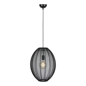 Markslöjd 108795 - Kattokruunu johdossa FLORENCE 1xE27/40W/230V musta