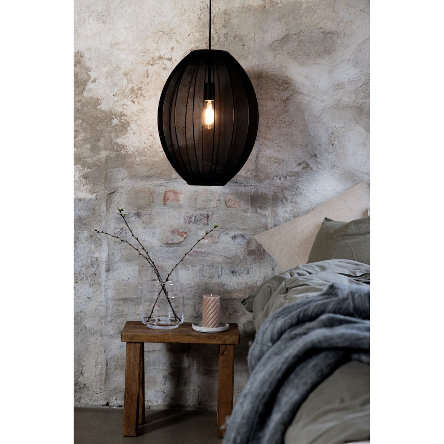 Markslöjd 108795 - Kattokruunu johdossa FLORENCE 1xE27/40W/230V musta