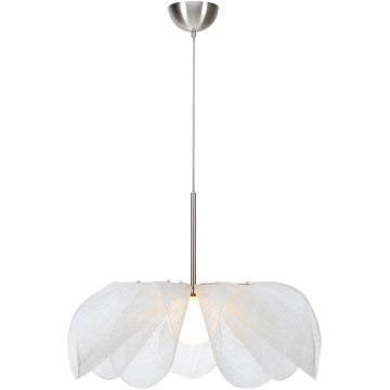 Markslöjd 108818 - Kattokruunu johdossa STYRKA 1xE27/40W/230V halkaisija 75 cm valkoinen
