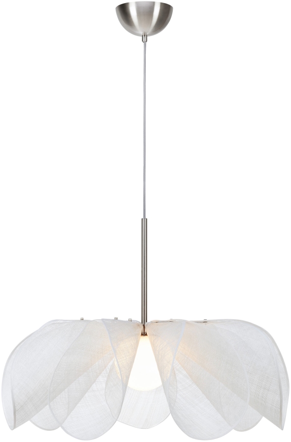 Markslöjd 108818 - Kattokruunu johdossa STYRKA 1xE27/40W/230V halkaisija 75 cm valkoinen