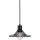 Markslöjd 108854 - Kattokruunu johdossa NOVIA 1xE27/40W/230V musta/savuinen