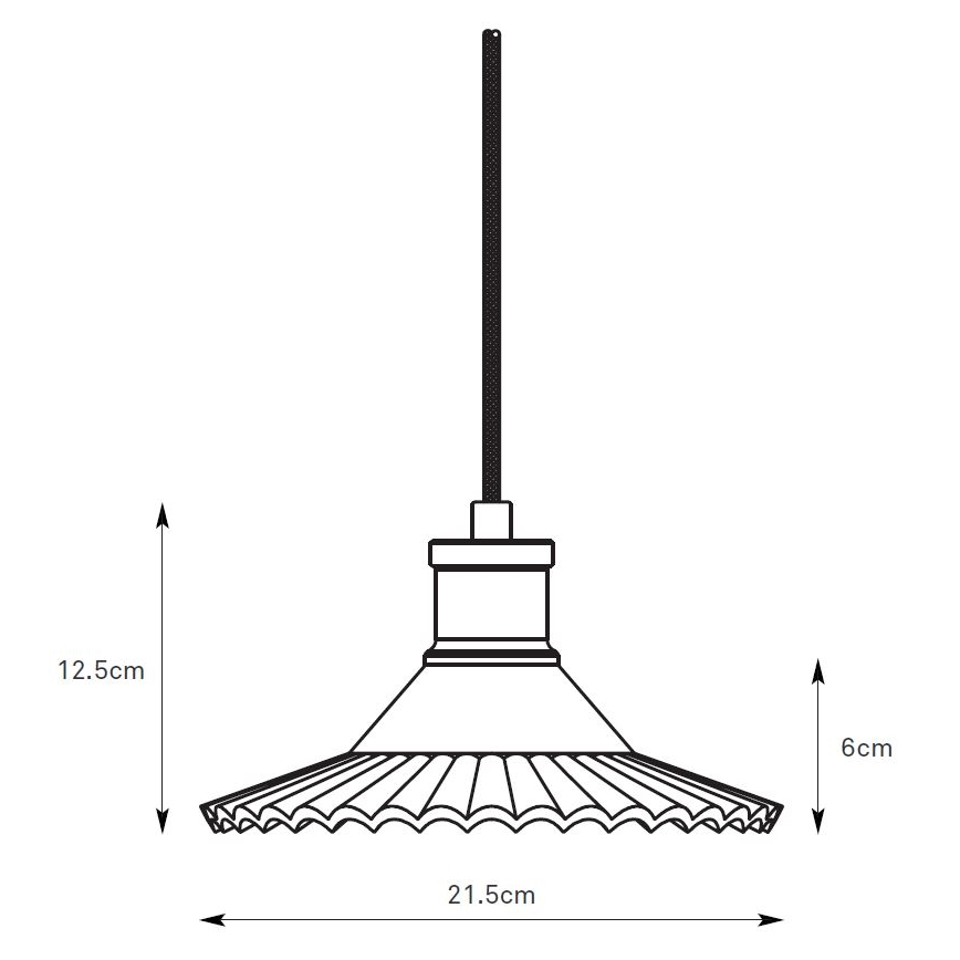 Markslöjd 108854 - Kattokruunu johdossa NOVIA 1xE27/40W/230V musta/savuinen