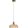 Markslöjd 108858 - Kattokruunu johdossa KURAGE 1xE27/40W/230V messinki/savuinen beige