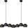 Markslöjd 108860 - Kattokruunu johdossa CUPOLO 7xE14/40W/230V musta