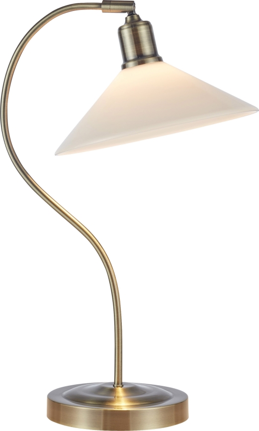 Markslöjd 108863 - Pöytävalaisin VELA 1xE27/40W/230V messinki/valkoinen