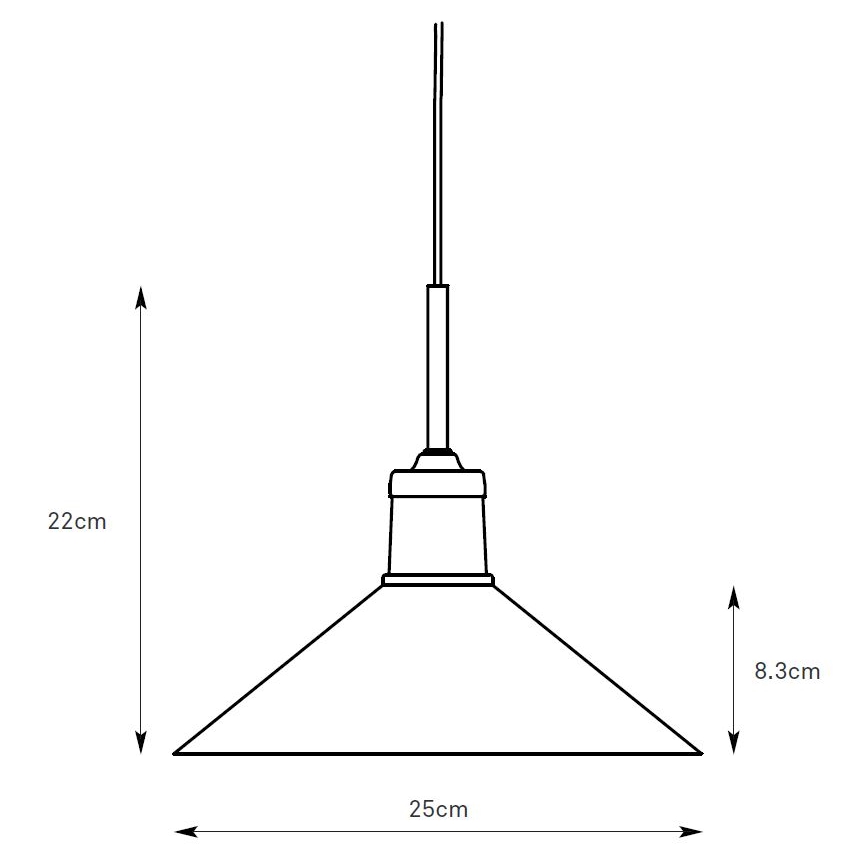 Markslöjd 108867 - Kattokruunu johdossa VELA 1xE27/40W/230V messinki/valkoinen