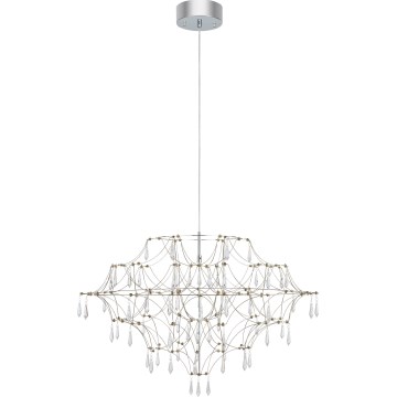 Markslöjd 108870 - LED Himmennettävä kristallikruunu narussa EFESOS LED/25W/230V halkaisija 80 cm
