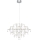 Markslöjd 108870 - LED Himmennettävä kristallikruunu narussa EFESOS LED/25W/230V halkaisija 80 cm