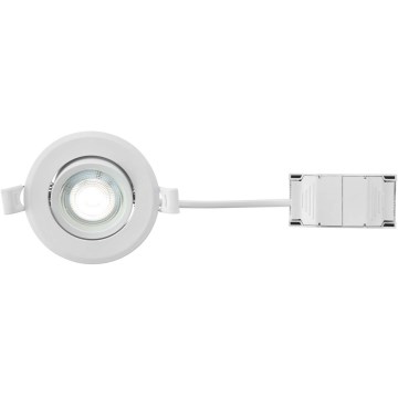 Markslöjd 108885 - LED-himmennettävä kylpyhuoneen alakattoon upotettava valaisin PLUTO LED/4,9W/230V CRI 90 IP44 valkoinen