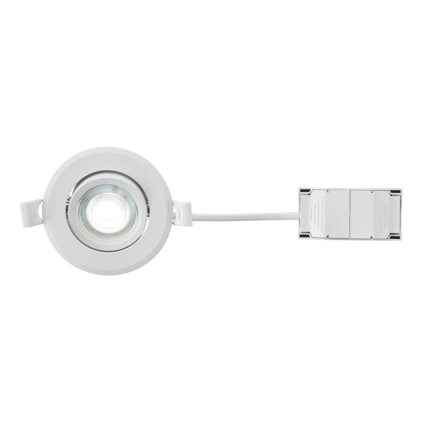 Markslöjd 108885 - LED-himmennettävä kylpyhuoneen alakattoon upotettava valaisin PLUTO LED/4,9W/230V CRI 90 IP44 valkoinen