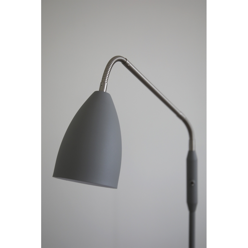 Markslöjd 108888 - LED himmennettävä lattiavalaisin PATRO LED/4,9W/230V CRI 90 harmaa