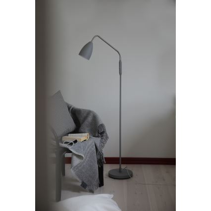 Markslöjd 108888 - LED himmennettävä lattiavalaisin PATRO LED/4,9W/230V CRI 90 harmaa