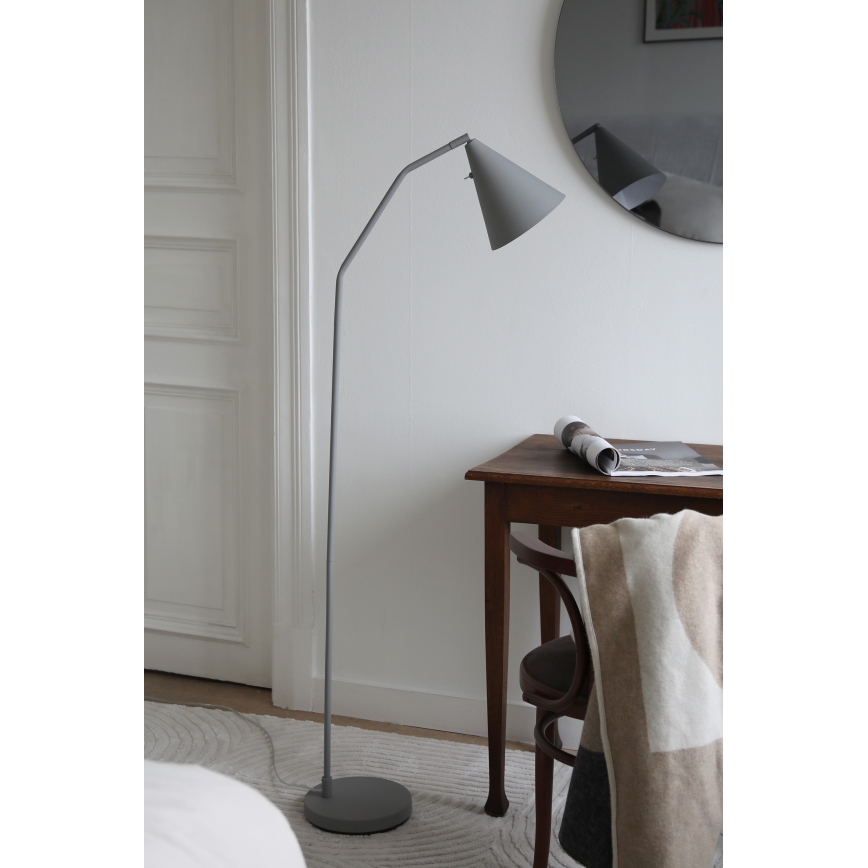Markslöjd 108891 - himmennettävä LED-lattiavalaisin FUNIL LED/4,9W/230V CRI 90 harmaa