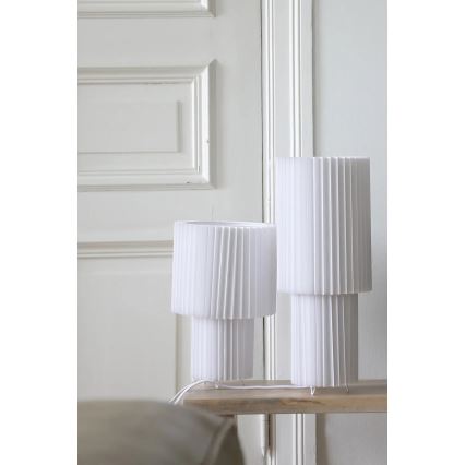Markslöjd 108895 - CATIS pöytävalaisin 1xE27/60W/230V 32 cm valkoinen