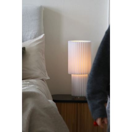 Markslöjd 108897 - Pöytälamppu CATIS 1xE27/60W/230V 45 cm valkoinen