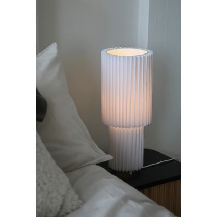 Markslöjd 108897 - Pöytälamppu CATIS 1xE27/60W/230V 45 cm valkoinen