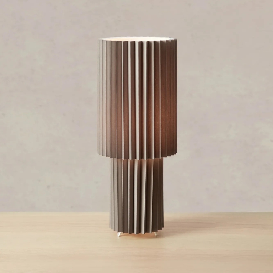 Markslöjd 108898 - Pöytävalaisin CATIS 1xE27/60W/230V 45 cm harmaa