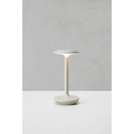 Markslöjd 108917 - LED Himmennettävä ulko ladattava pöytävalaisin PETIT LED/2W/1800 mAh 2200/2700/3000K IP44 harmaa