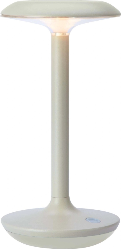 Markslöjd 108917 - LED Himmennettävä ulko ladattava pöytävalaisin PETIT LED/2W/1800 mAh 2200/2700/3000K IP44 harmaa