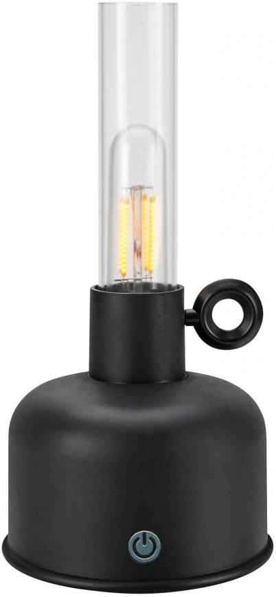Markslöjd 108919 - LED Himmennettävä ulko ladattava pöytävalaisin ASTRID LED/2W/1200 mAh IP44 musta