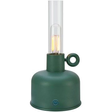 Markslöjd 108920 - LED Himmennettävä ulko ladattava pöytävalaisin ASTRID LED/2W/1200 mAh IP44 vihreä
