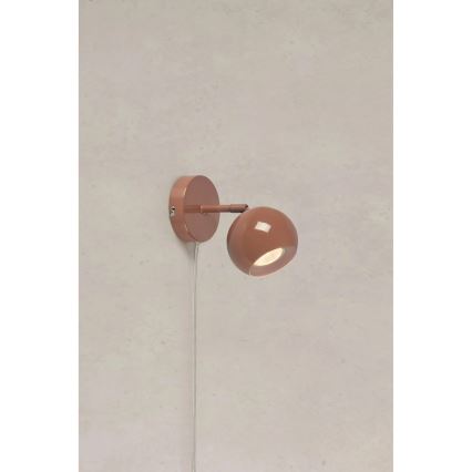 Markslöjd 108984 - Seinään asennettava kohdevalaisin POP 1xGU10/7W/230V ruskea