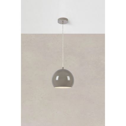Markslöjd 108989 - POP-riippuvalaisin johdolla 1xGU10/7W/230V, halkaisija 20 cm, harmaa