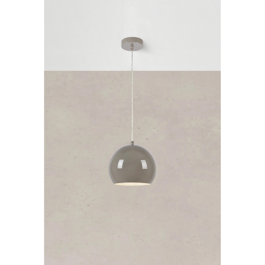 Markslöjd 108989 - POP-riippuvalaisin johdolla 1xGU10/7W/230V, halkaisija 20 cm, harmaa
