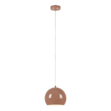 Markslöjd 108990 - Riippuvalaisin vaijerilla POP 1xGU10/7W/230V halkaisija 20 cm ruskea