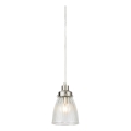 Markslöjd 109009 - BELLIS-riippuvalaisin vaijerilla 1xE14/40W/230V mattakromi