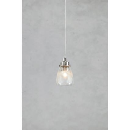 Markslöjd 109009 - BELLIS-riippuvalaisin vaijerilla 1xE14/40W/230V mattakromi